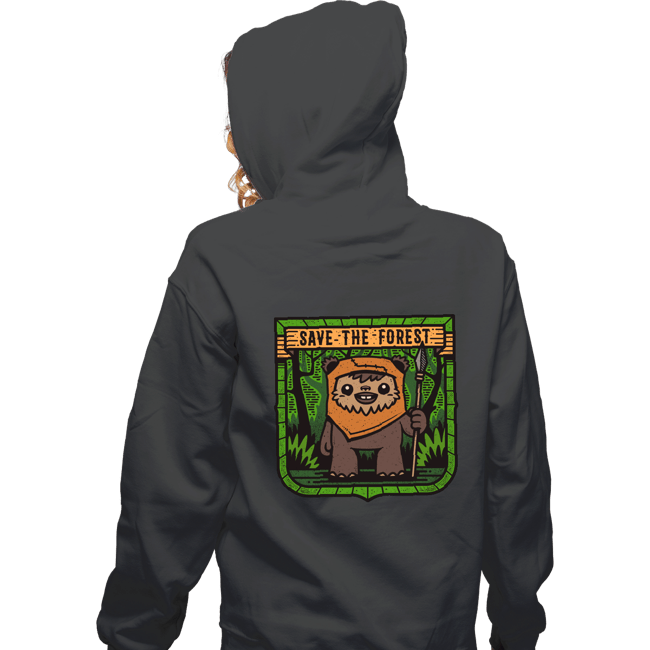 Shirts Zippered Hoodies, Unisex / Small / Dark Heather Save The Forest