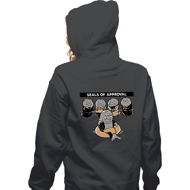 Secret_Shirts Zippered Hoodies, Unisex / Small / Dark Heather Seals Of Approval