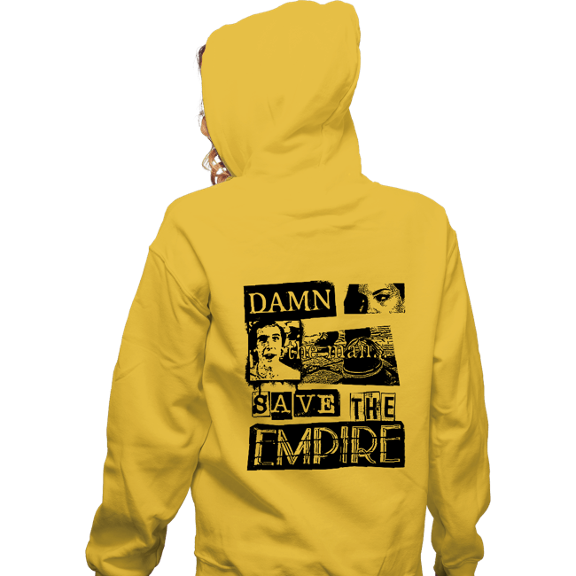 Daily_Deal_Shirts Zippered Hoodies, Unisex / Small / White Save Empire Records!