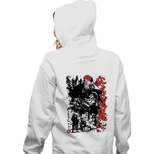 Load image into Gallery viewer, Daily_Deal_Shirts Zippered Hoodies, Unisex / Small / White Trooper Samurai
