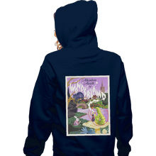 Load image into Gallery viewer, Shirts Zippered Hoodies, Unisex / Small / Navy Adventure Awaits In Wonderland
