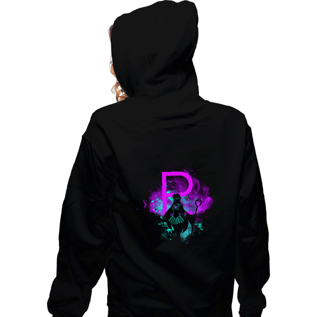 Shirts Zippered Hoodies, Unisex / Small / Black Pluto Art