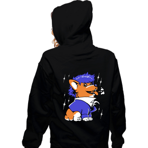 Last_Chance_Shirts Zippered Hoodies, Unisex / Small / Black Space Corgiboy