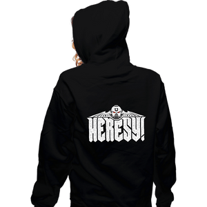 Daily_Deal_Shirts Zippered Hoodies, Unisex / Small / Black Heresy