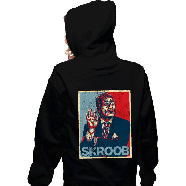 Daily_Deal_Shirts Zippered Hoodies, Unisex / Small / Black Skroob Hope