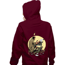 Load image into Gallery viewer, Daily_Deal_Shirts Zippered Hoodies, Unisex / Small / Maroon Hellboy&#39;s Report
