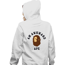 Load image into Gallery viewer, Daily_Deal_Shirts Zippered Hoodies, Unisex / Small / White An Awkward Ape
