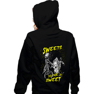 Shirts Zippered Hoodies, Unisex / Small / Black Sweets To The Sweet