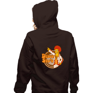 Shirts Zippered Hoodies, Unisex / Small / Dark Chocolate Disco Stu