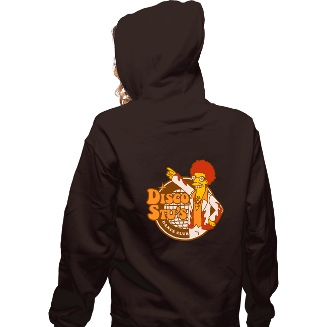Shirts Zippered Hoodies, Unisex / Small / Dark Chocolate Disco Stu