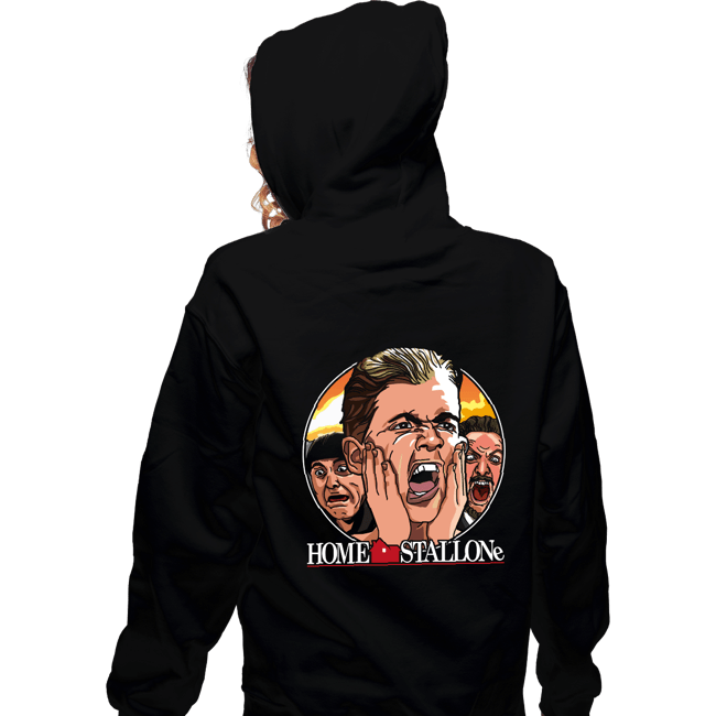 Shirts Zippered Hoodies, Unisex / Small / Black Home Stallone