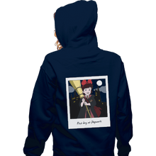 Load image into Gallery viewer, Shirts Pullover Hoodies, Unisex / Small / Navy First Day At School
