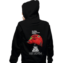 Load image into Gallery viewer, Secret_Shirts Zippered Hoodies, Unisex / Small / Black Full Metal Helmet.
