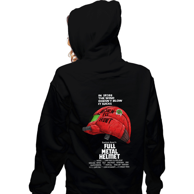 Secret_Shirts Zippered Hoodies, Unisex / Small / Black Full Metal Helmet.