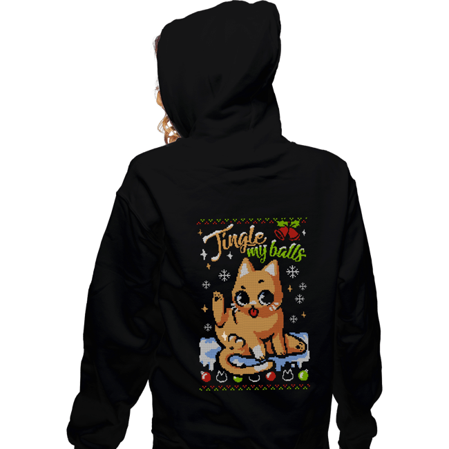 Secret_Shirts Zippered Hoodies, Unisex / Small / Black Jingle Balls