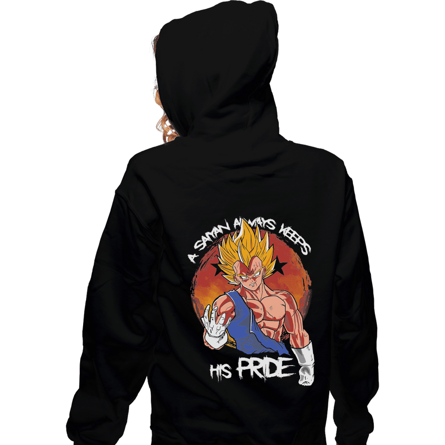 Shirts Pullover Hoodies, Unisex / Small / Black Saiyan's Pride