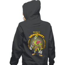 Load image into Gallery viewer, Secret_Shirts Zippered Hoodies, Unisex / Small / Dark Heather World of Wormcraft
