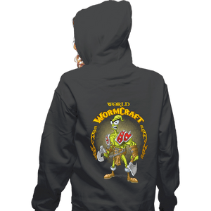 Secret_Shirts Zippered Hoodies, Unisex / Small / Dark Heather World of Wormcraft