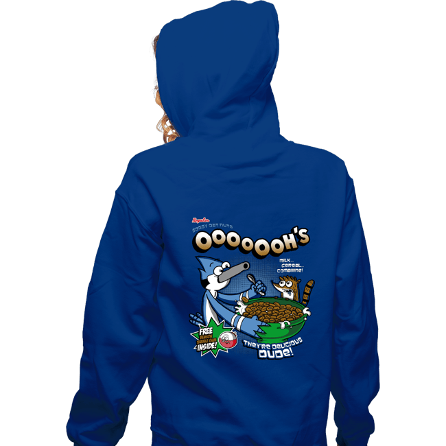 Shirts Zippered Hoodies, Unisex / Small / Royal Blue Regular Cereal