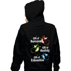 Daily_Deal_Shirts Zippered Hoodies, Unisex / Small / Black My Three Gifts