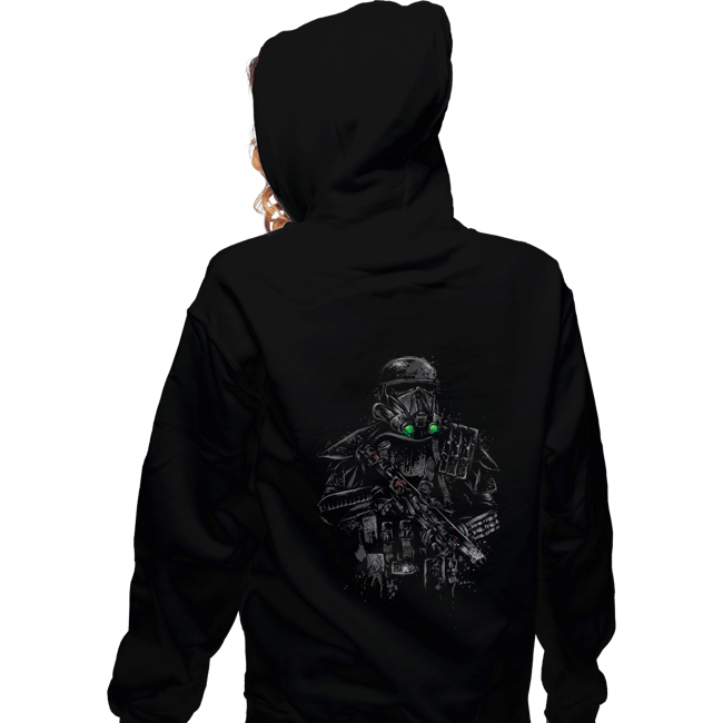 Shirts Zippered Hoodies, Unisex / Small / Black Death Trooper