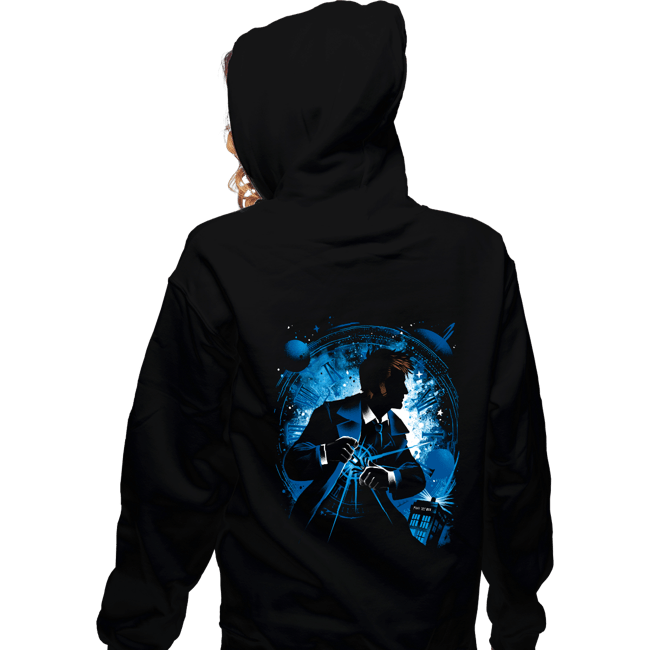 Daily_Deal_Shirts Zippered Hoodies, Unisex / Small / Black The 14th Doctor