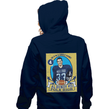 Load image into Gallery viewer, Shirts Zippered Hoodies, Unisex / Small / Navy Al Bundy Trading Card
