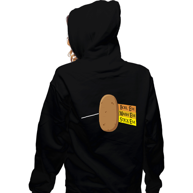 Shirts Zippered Hoodies, Unisex / Small / Black Dark Side Of The Tater