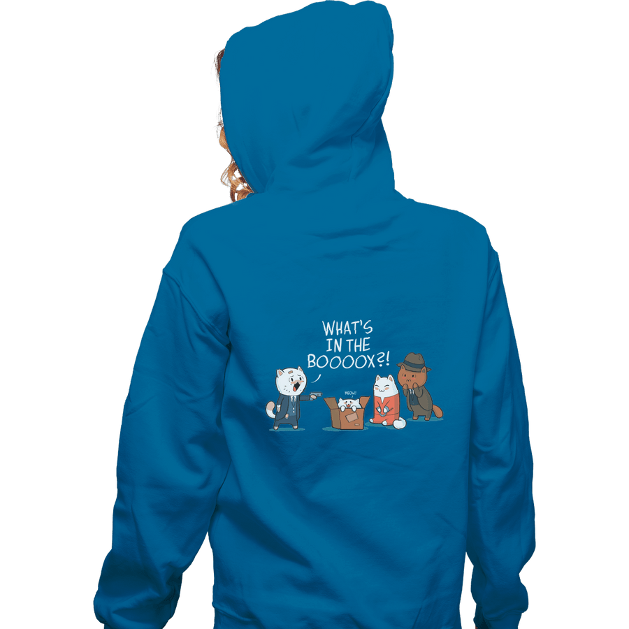 Shirts Pullover Hoodies, Unisex / Small / Sapphire What's In The Booox?