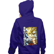 Load image into Gallery viewer, Daily_Deal_Shirts Zippered Hoodies, Unisex / Small / Violet Mirai Trunks
