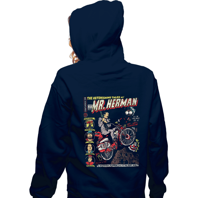 Daily_Deal_Shirts Zippered Hoodies, Unisex / Small / Navy Astonishing Adventures
