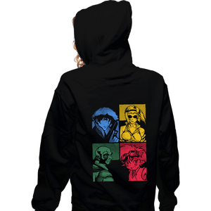 Secret_Shirts Zippered Hoodies, Unisex / Small / Black Bebop Panels