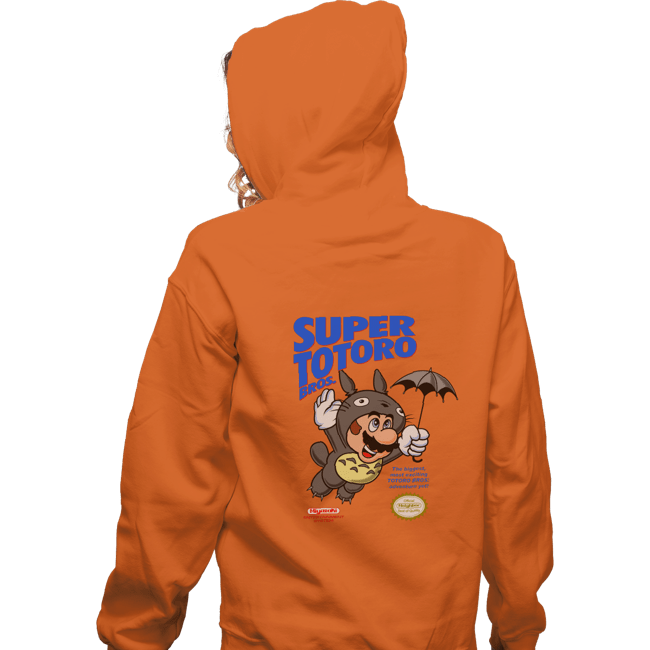 Shirts Zippered Hoodies, Unisex / Small / Red Super Totoro Bros