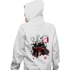 Daily_Deal_Shirts Zippered Hoodies, Unisex / Small / White Bounty Samurai