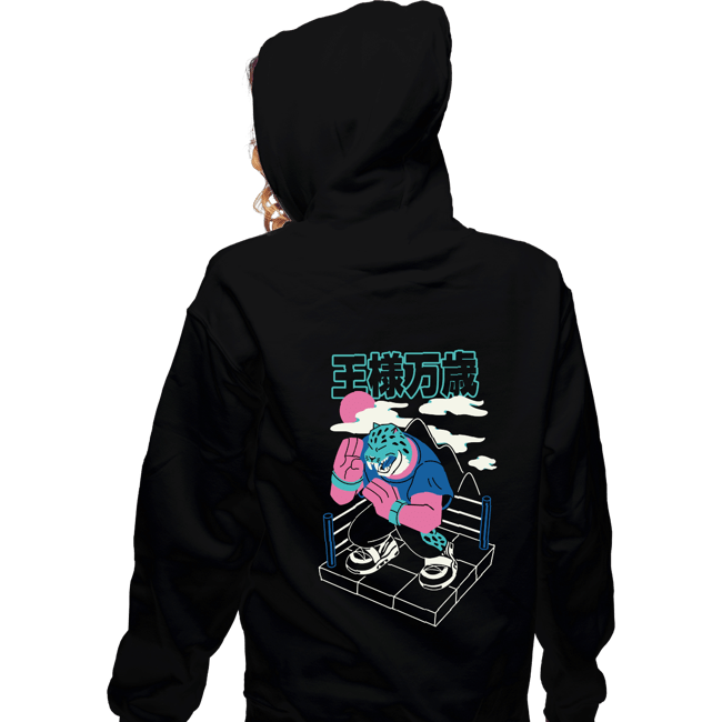 Daily_Deal_Shirts Zippered Hoodies, Unisex / Small / Black Long Live The King