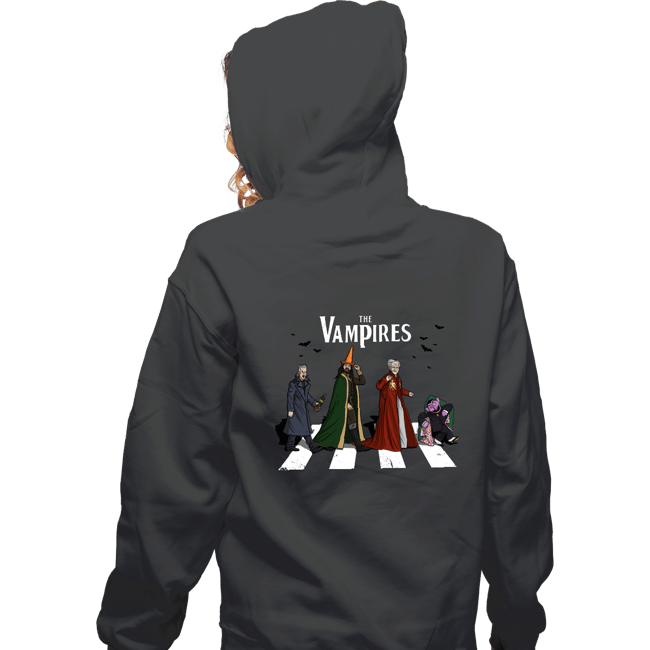 Daily_Deal_Shirts Zippered Hoodies, Unisex / Small / Dark Heather The Vampires Road