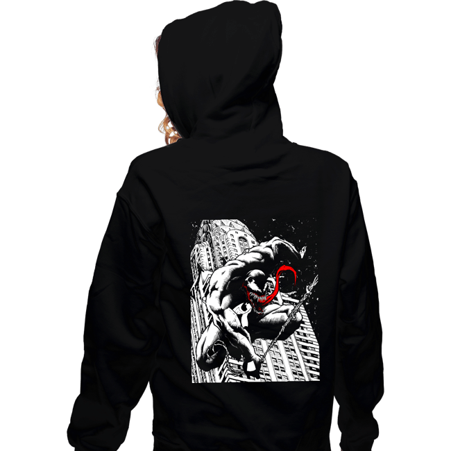 Daily_Deal_Shirts Zippered Hoodies, Unisex / Small / Black New York Venom