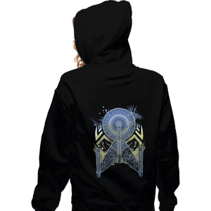 Shirts Zippered Hoodies, Unisex / Small / Black The Spaceship