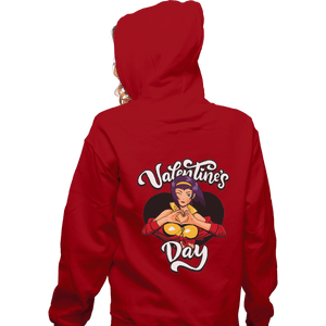 Secret_Shirts Zippered Hoodies, Unisex / Small / Red Faye Valentine's Day