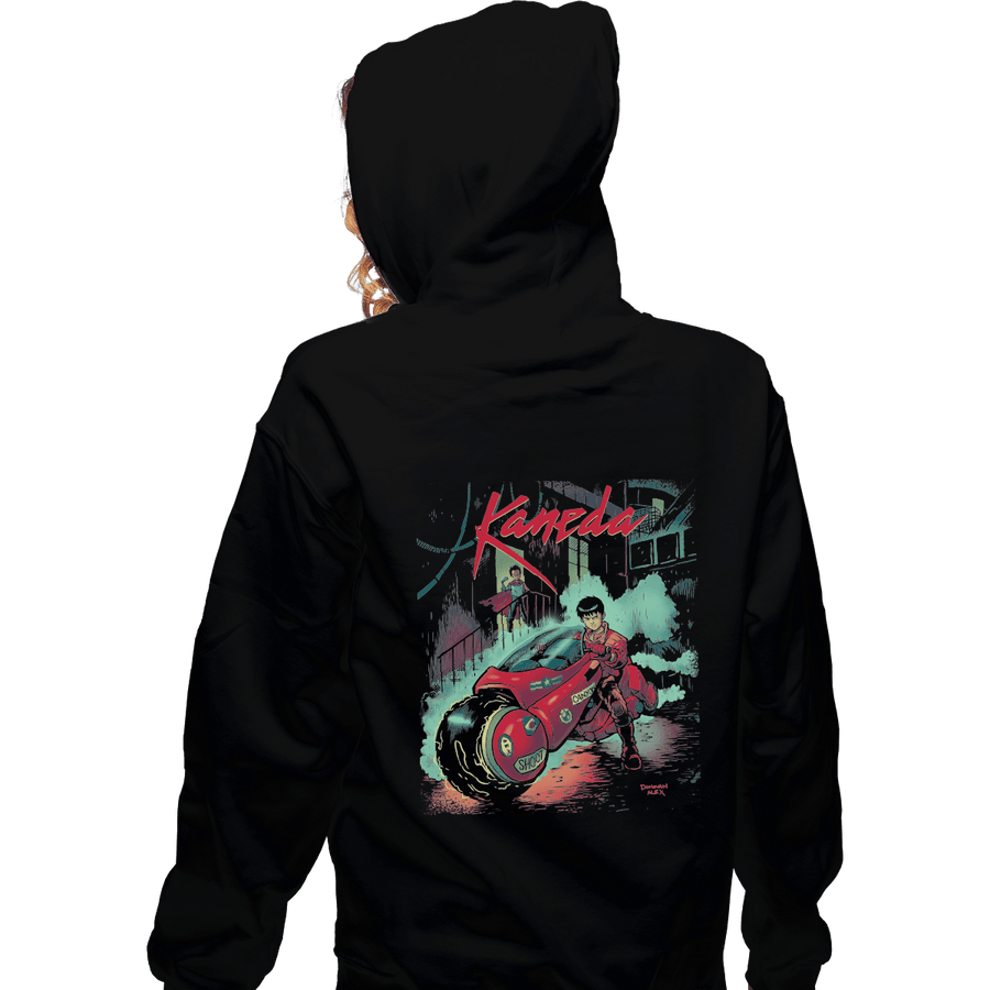 Shirts Zippered Hoodies, Unisex / Small / Black Neo-Tokyo Rain