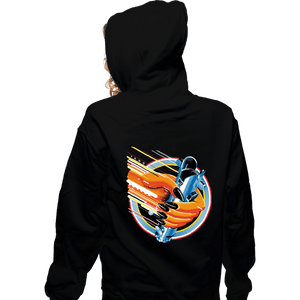Daily_Deal_Shirts Zippered Hoodies, Unisex / Small / Black Turbo Force