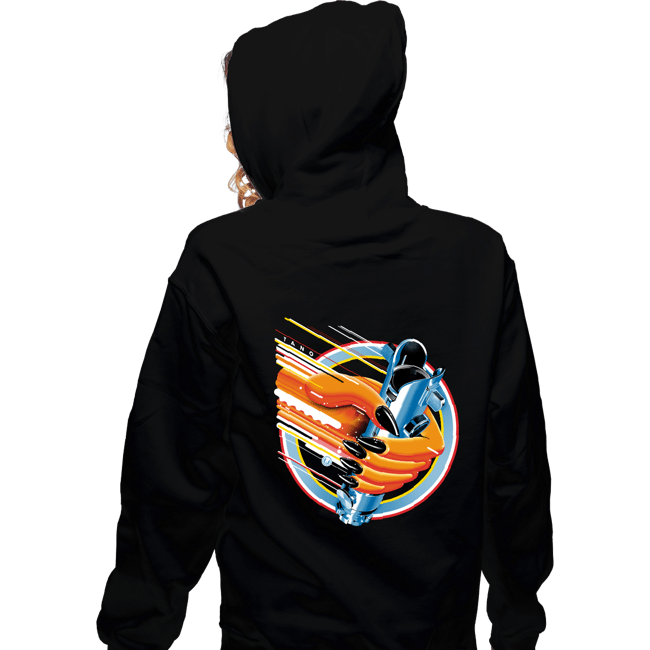Daily_Deal_Shirts Zippered Hoodies, Unisex / Small / Black Turbo Force