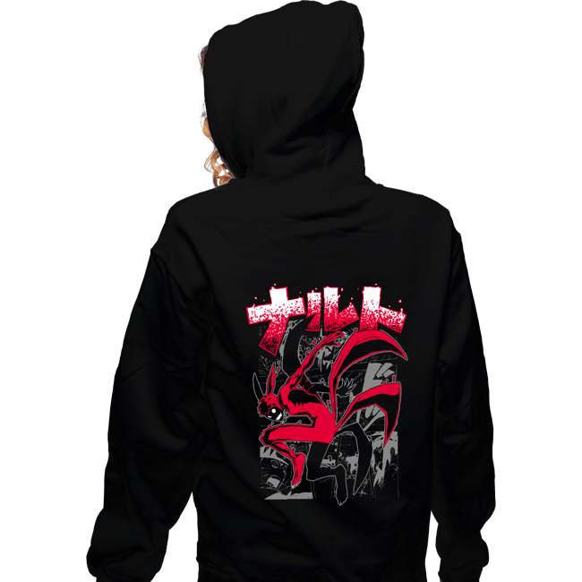 Shirts Zippered Hoodies, Unisex / Small / Black Kyuubi