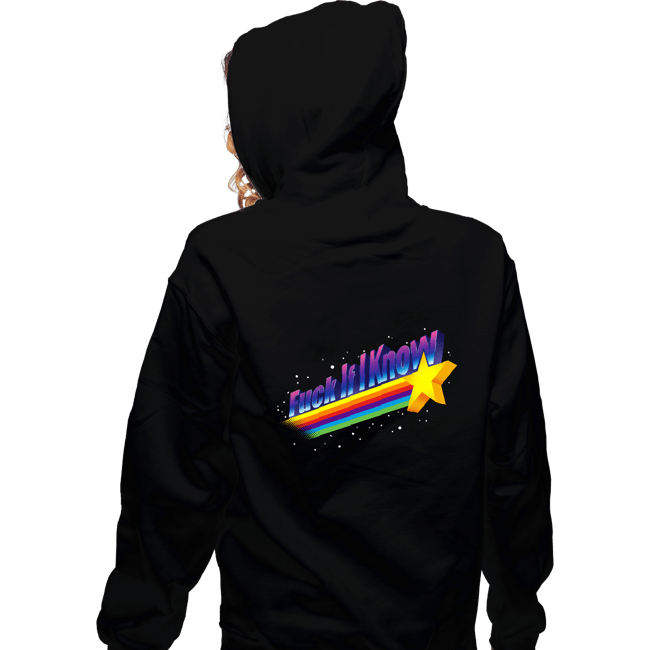 Daily_Deal_Shirts Zippered Hoodies, Unisex / Small / Black F*** If I Know