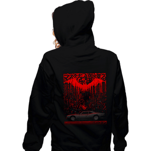 Daily_Deal_Shirts Zippered Hoodies, Unisex / Small / Black Dark City