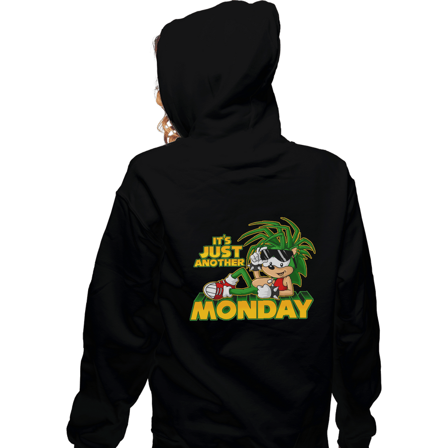 Shirts Zippered Hoodies, Unisex / Small / Black Manic Monday