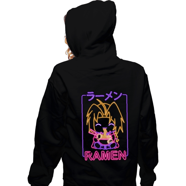 Daily_Deal_Shirts Zippered Hoodies, Unisex / Small / Black Neon Alchemist