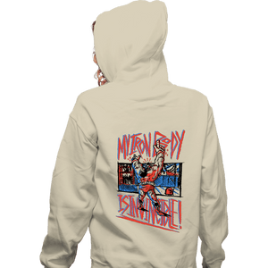 Daily_Deal_Shirts Zippered Hoodies, Unisex / Small / White My Iron Body