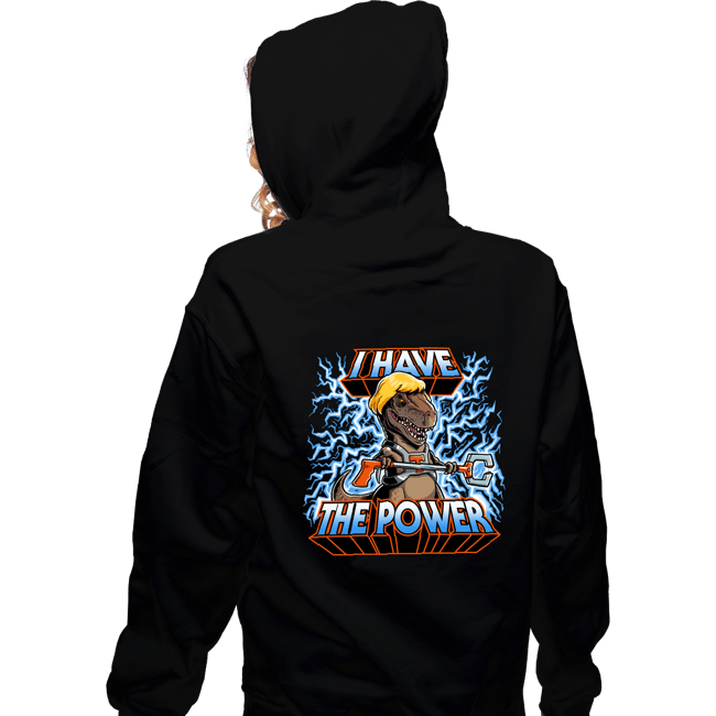 Daily_Deal_Shirts Zippered Hoodies, Unisex / Small / Black He-Rex