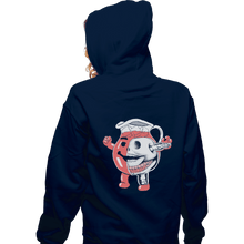 Load image into Gallery viewer, Secret_Shirts Zippered Hoodies, Unisex / Small / Navy In The Kool Aid
